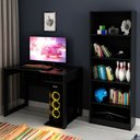 Ver imagem 1 de Quarto Gamer 4 Prateleiras Preto - Pnr Móveis