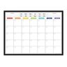 Quadro Planejamento Mensal - Planner - Com Moldura Preta - Mod 04 - 1