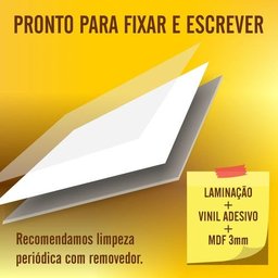 Quadro Planejamento Mensal - Planner - Com Moldura Branca - Mod 03 - 2