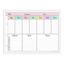 Ver imagem 1 de Quadro Planejamento Mensal - Planner - Com Moldura Branca - Mod 03