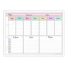 Quadro Planejamento Mensal - Planner - Com Moldura Branca - Mod 03 - 1