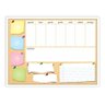 Quadro Planejamento Mensal - Planner - Com Moldura Branca - Mod 05 - 1