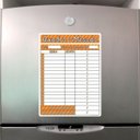 Ver imagem 2 de Quadro De Mesada Ímã De Geladeira Painel Magnético Educativo Laranja