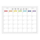 Ver imagem 1 de Quadro Planejamento Mensal - Planner - Com Moldura Branca - Mod 04