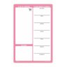 Quadro Planejamento Porta Recados Planner Em Mdf 20x30cm Rosa - 1