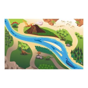 Tapete para Brincar Play Mat Floresta Dos Dinossauros