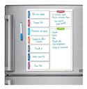 Ver imagem 2 de Ímã De Geladeira Porta Recados 20 X 30cm Planner - Colorido02