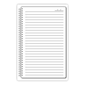 Ímã De Geladeira Porta Recados 20 X 30cm Planner - Caderno 01