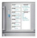 Ver imagem 2 de Ímã De Geladeira Porta Recados 20 X 30cm Planner - Branco