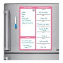 Ver imagem 2 de Ímã De Geladeira Porta Recados 20 X 30cm Planner - Rosa