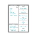 Ver imagem 1 de Ímã De Geladeira Porta Recados 20 X 30cm Planner - Cinza