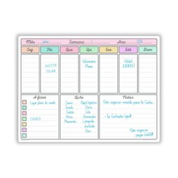 Ímã De Geladeira - Porta Recados - Planner - Mod03 - 1
