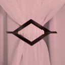 Ver imagem 3 de Cortina Corta Luz 2,00M x 1,60M 100% Blackout com Voil Rosa para Sala ou Quarto para Varão Simples