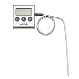 Termômetro Digital Culinário Completo Espeto e Fio em Aço Inox -50° á 300°C Weck - 2