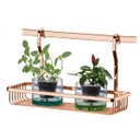 Ver imagem 1 de Suporte Multiuso Retangular Ganchos Rose Gold Future