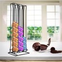 Ver imagem 3 de Suporte Porta 60 Cápsulas Café Torre Organizadora Inox Preto