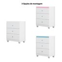 Ver imagem 4 de Cômoda Infantil Gutti Flex com 3 Gavetas - Branco