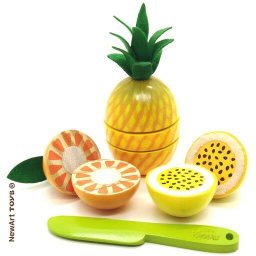 Kit frutinhas Abacaxi - Newart - Brinquedo de Madeira Educativo - 1