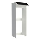 Ver imagem 5 de Porta Geladeira 1 Porta Basculante Branco/Preto Glamy Madesa
