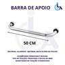 Barra de Apoio para Portador de Necessidade 50 Cm - 3