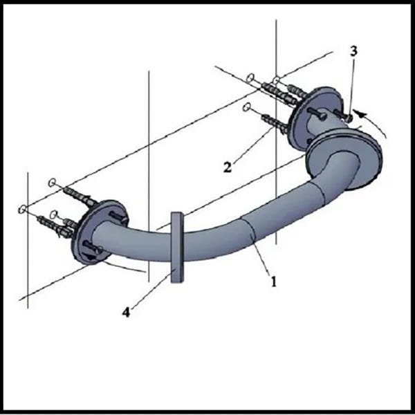 BARRA DE APOIO PARA PORTADOR DE NECESSIDADE 60 CM - 6