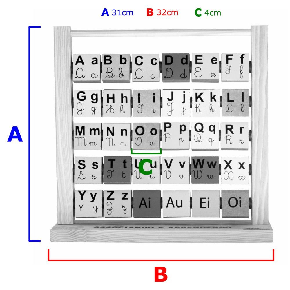 Jogo Educativo Para Alfabetização Dominó de Figuras e Letras - Bambinno -  Brinquedos Educativos e Materiais Pedagógicos