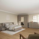 Ver imagem 1 de Kit Guarda Roupas 3 Portas, Cama Casal e Complementos de Quarto Araçá CabeCasa MadeiraOriginals Cinza/Fendi