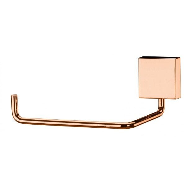 Suporte para Papel Higiênico de Parede Rose Gold Future - 2