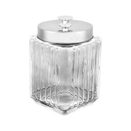 Pote Vidro com Tpa Metal 1,6L - 1