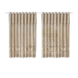 Cortina Cozinha Renda Toscana Bando 2,00x1,30 Alt:capuccino