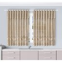 Ver imagem 2 de Cortina Cozinha Renda Toscana Bando 2,00x1,30 Alt:capuccino