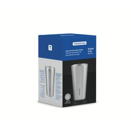 Copo Térmico Tramontina Exata em Aço Inox sem Tampa 420 ml - 5 Copo Térmico Tramontina Exata em Aço Inox sem Tampa 420 ml - 5