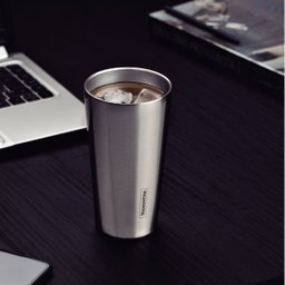 Copo Térmico Tramontina Exata em Aço Inox sem Tampa 420 ml - 2 Copo Térmico Tramontina Exata em Aço Inox sem Tampa 420 ml - 2