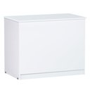 Ver imagem 1 de Baú Organizador Multiuso Big Retangular 95x56cm Branco