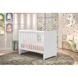 Berço 100% MDF com Rodízios Catatau - 1 Berço 100% MDF com Rodízios Catatau - 1