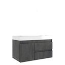 Ver imagem 1 de Gabinete para Banheiro Califórnia 80 Carbono/Carbono