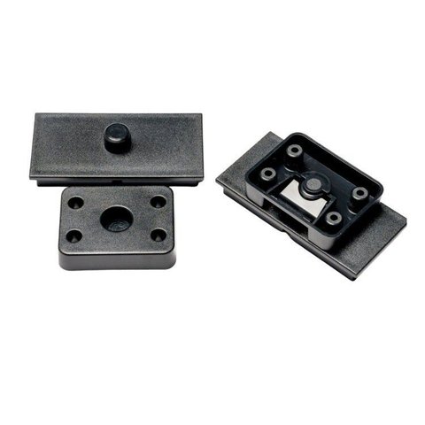Acessório Pivotante para Brises/Divisorias Pack 2 Peças Preto Graddus