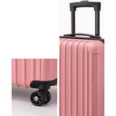 Ver imagem 4 de Mala Viagem Rigida Abs Bordo Pequena Giro 360 Mao Padrao Rose