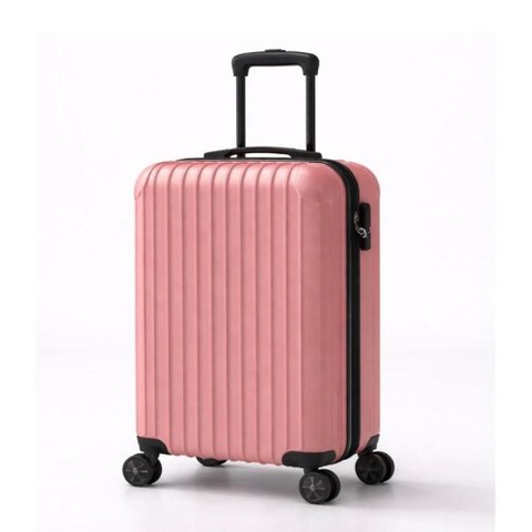 Mala Viagem Rigida Abs Bordo Pequena Giro 360 Mao Padrao Rose