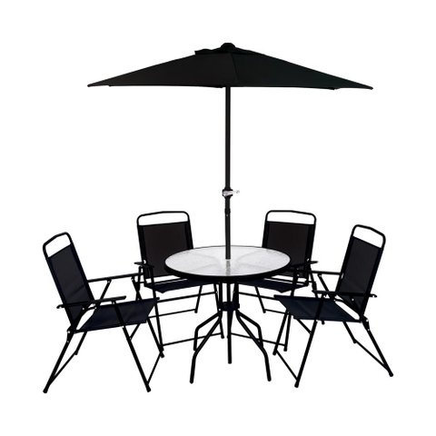 Conjunto Mesa, Cadeiras e Guarda-Sol Toronto Mor Life