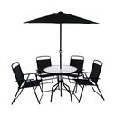 Ver imagem 1 de Conjunto Mesa, Cadeiras e Guarda-Sol Toronto Mor Life