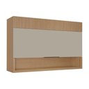Ver imagem 1 de Armário Aéreo Cozinha Nesher Realeza 1 Porta 120cm Carvalho/greice