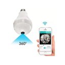Ver imagem 2 de Câmera Ip Seguraca Lâmpada Vr 360 Panoramica Espia Wifi V380