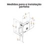 Par Fechadura Auxiliar 1004 Roseta Quadrada Inox Stam - 7