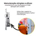 Ver imagem 5 de Fechadura Externa 501-502/33 Espelho inox Cromada
