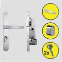Ver imagem 1 de Fechadura Externa 501-502/33 Espelho inox Cromada