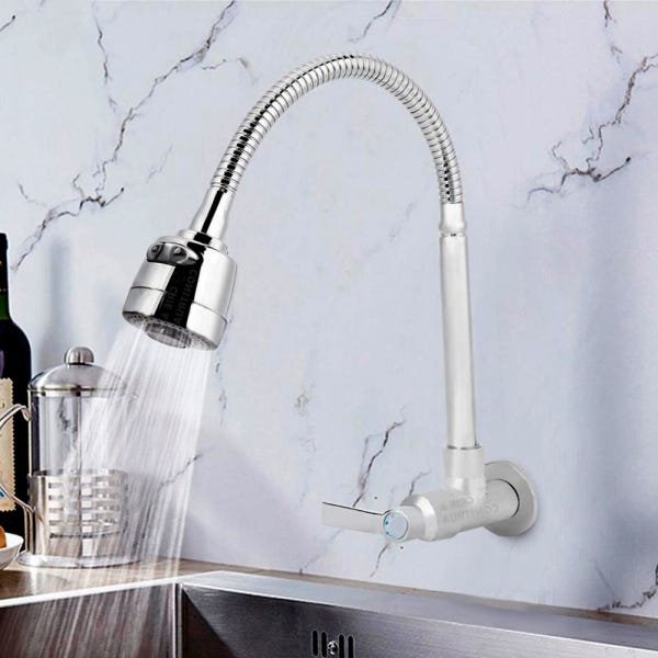 Torneira Economica Parede Gourmet Bica Movel C90 Lexu Metais - 1