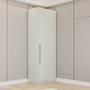 Ver imagem 1 de Guarda-roupa Canto Reto Modulado 1 Porta Seletto Henn - Areia Hp