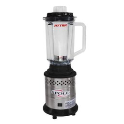 Liquidificador Industrial 1,75L Alta Rotação Copo Plástico - Spolus 110V - 1