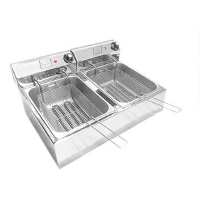 Fritadeira Elétrica 2 Cubas 10 Litros Industrial - Gastromixx 110V